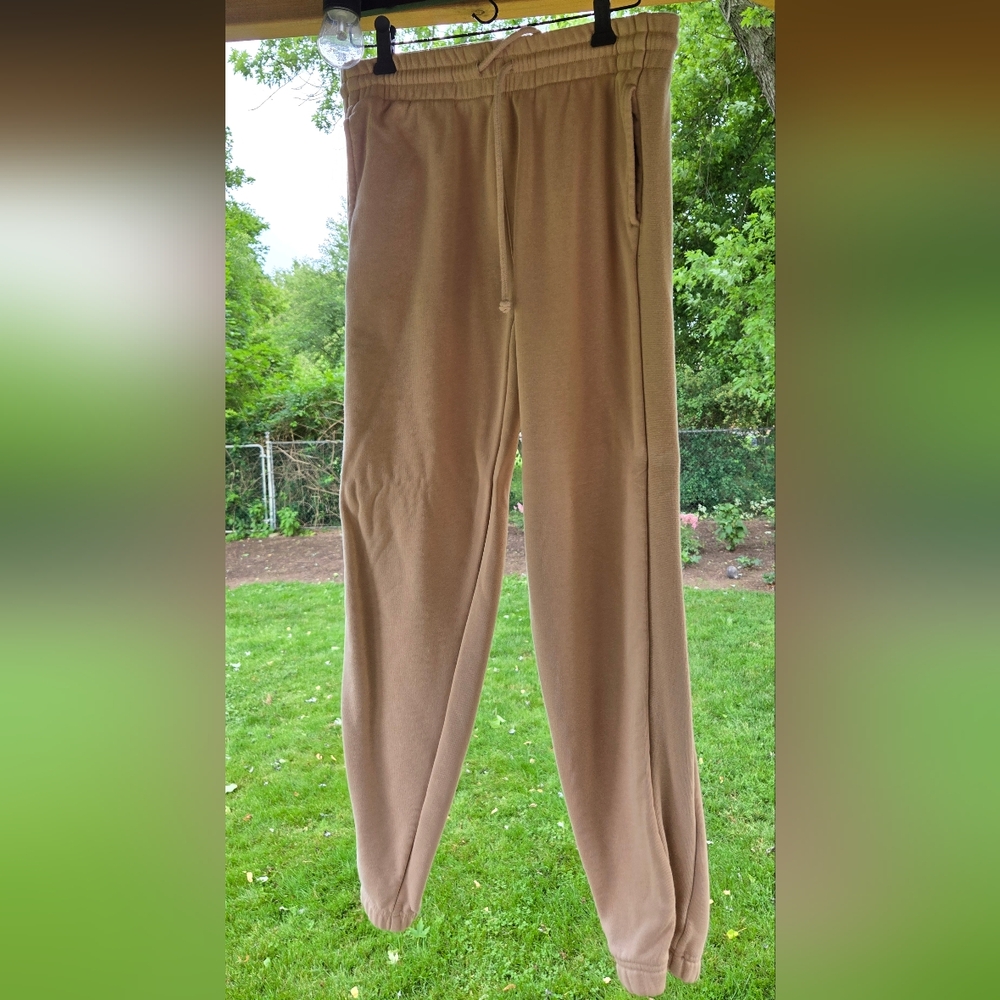 TNA Tan Sweatpants Relaxed Fit Joggers